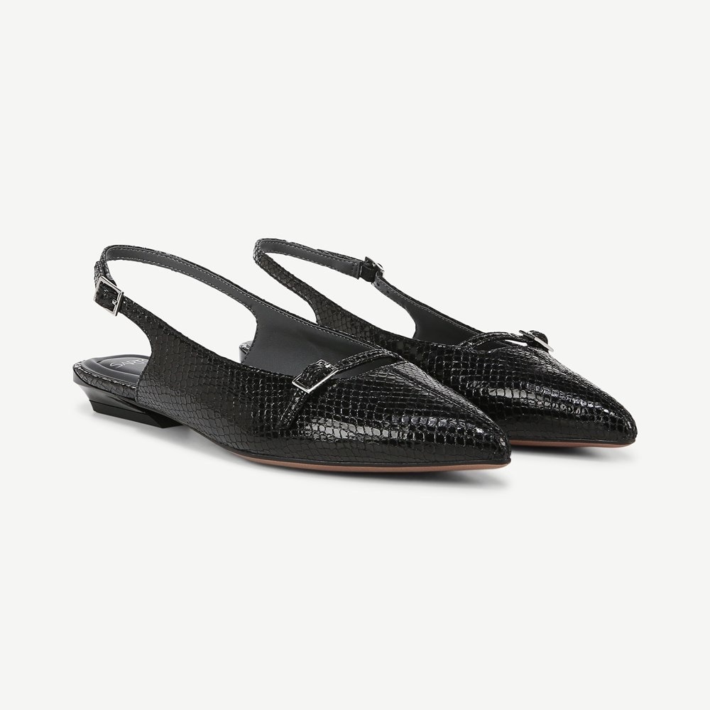 Franco Sarto Black Slingbacks